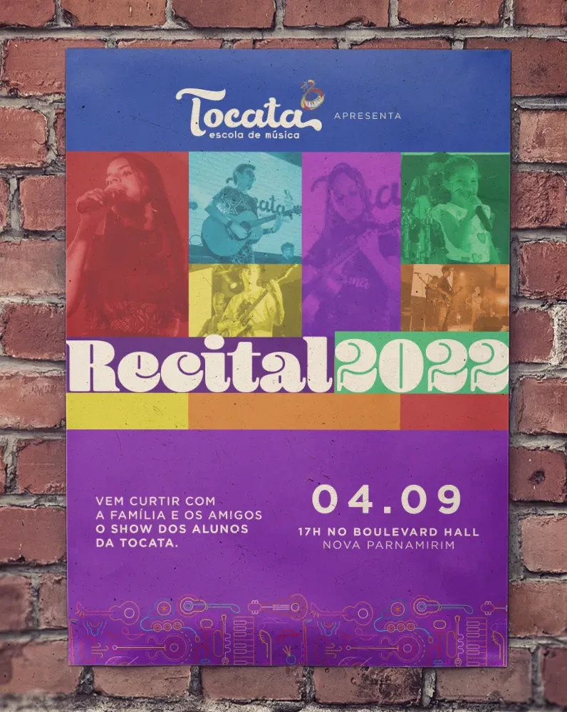Cartaz Recital Tocata 2022
